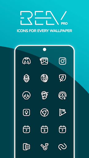 Reev Pro – White Outline Icons