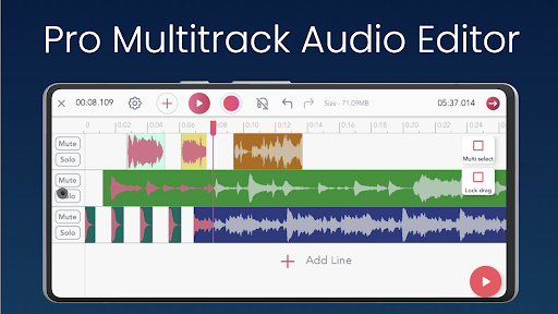 Pro Audio Editor – Music Mixer
